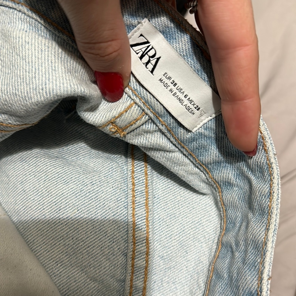 Zara ripped jeans
